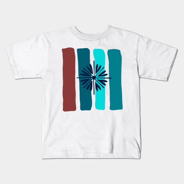 Abstract Print- Bohemian Collection Kids T-Shirt by Designs by Katie Leigh